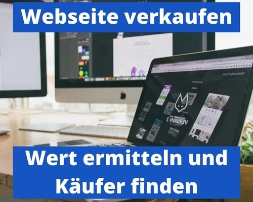 Webseite verkaufen Wert ermitteln Käufer